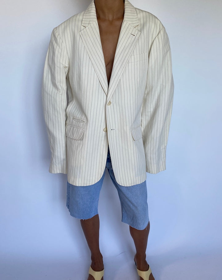 VINTAGE ARMANI PINSTRIPED BLAZER 934-3