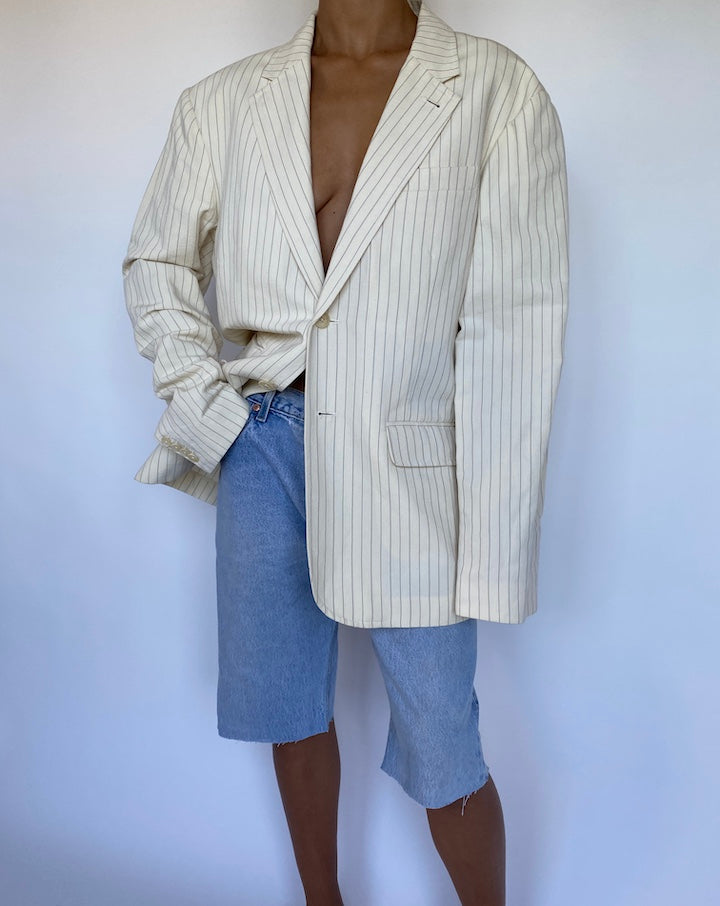 VINTAGE ARMANI PINSTRIPED BLAZER 934-4