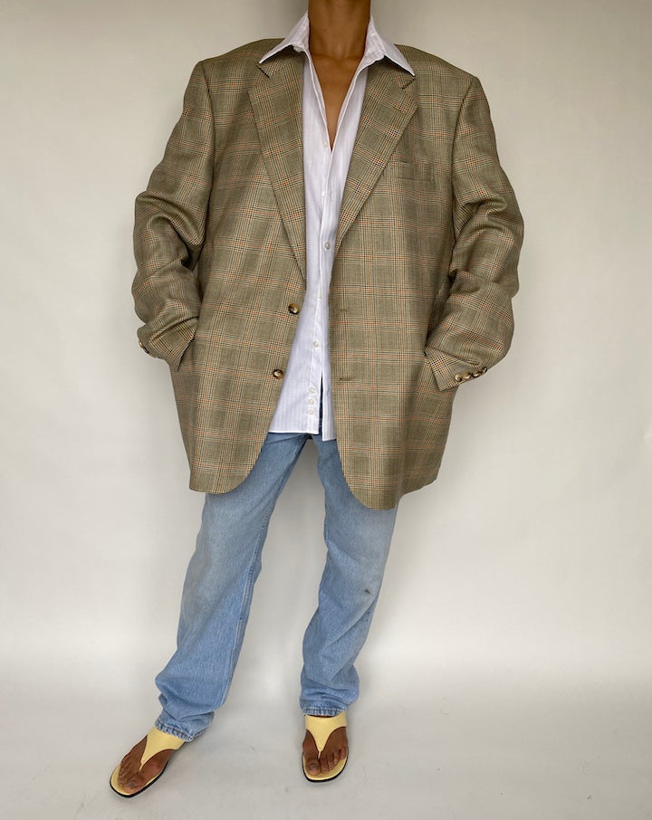 VINTAGE BEAUTIFUL BEIGE BLAZER 798-2