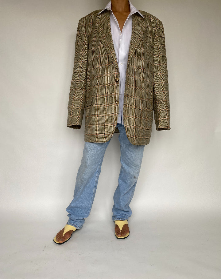 VINTAGE BEAUTIFUL BEIGE BLAZER 798-4