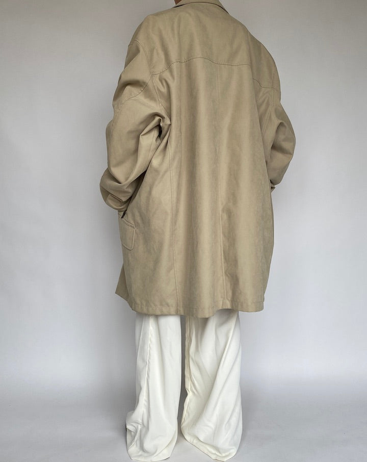 VINTAGE BEIGE BEAUTIFUL COAT 632-5