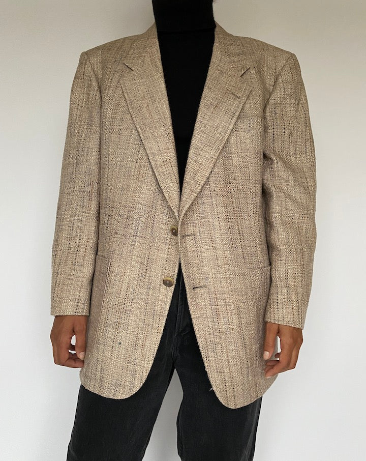 VINTAGE BEIGE BLAZER 1422-2
