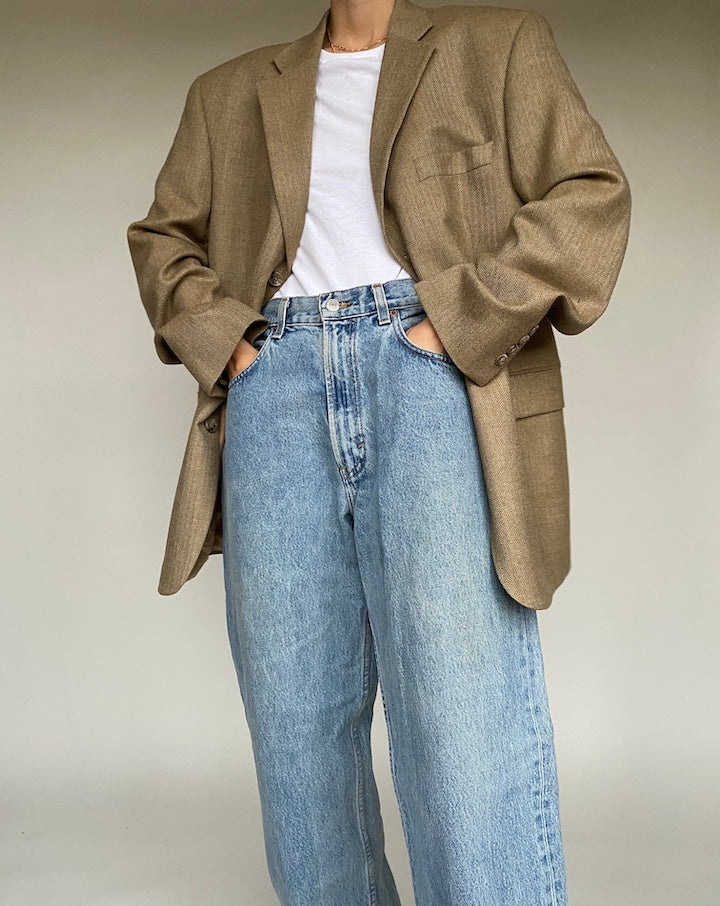 VINTAGE BEIGE BLAZER 518