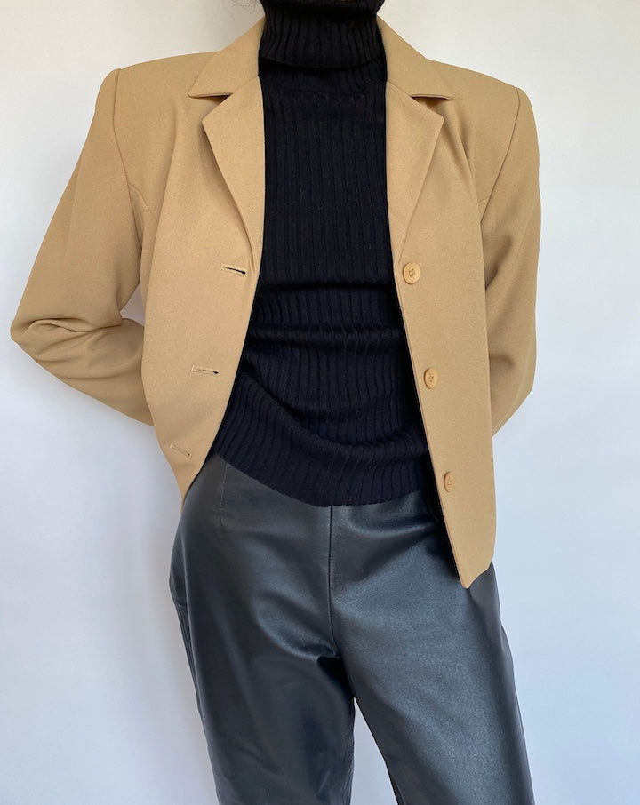 VINTAGE BEIGE BLAZER 563-3