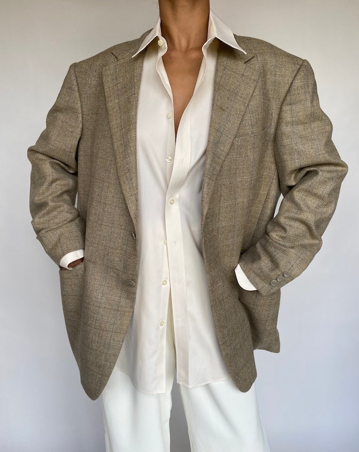 VINTAGE BEIGE BLAZER 748-3