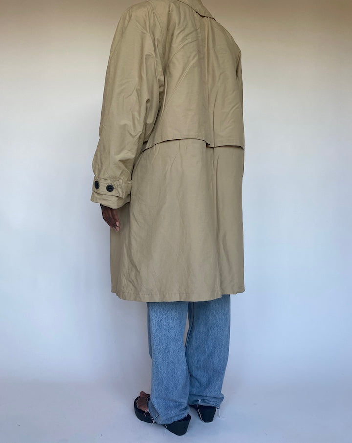 VINTAGE BEIGE COAT 1306-2