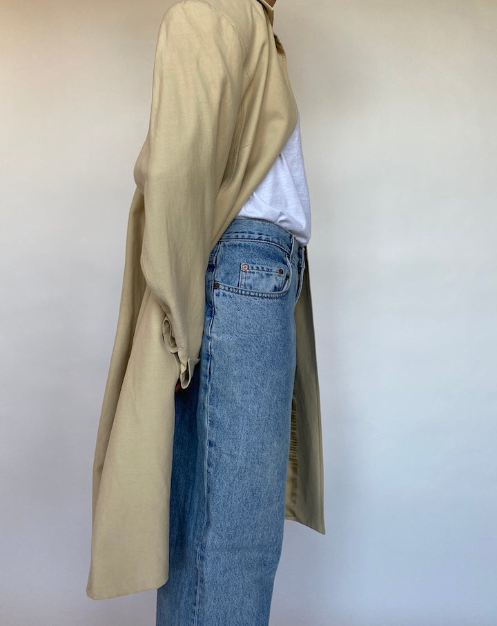 VINTAGE BEIGE COAT 540-3