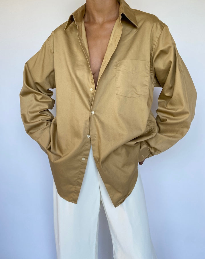 VINTAGE BEIGE SHIRT 953-3