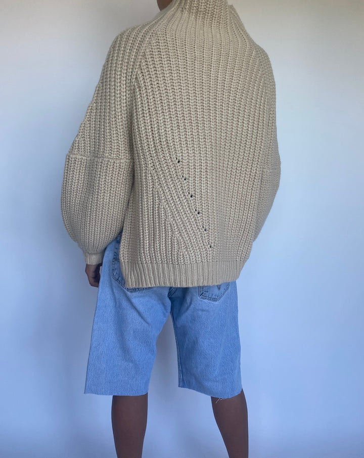 VINTAGE BEIGE SWEATER 919-3