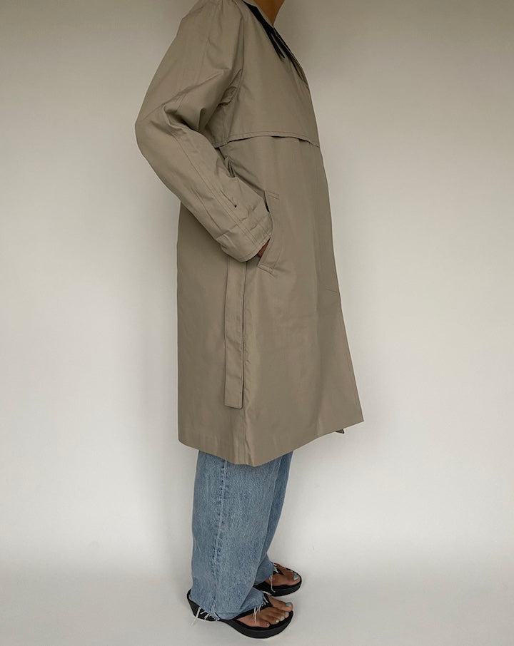 VINTAGE BEIGE TRENCH COAT 1209-3