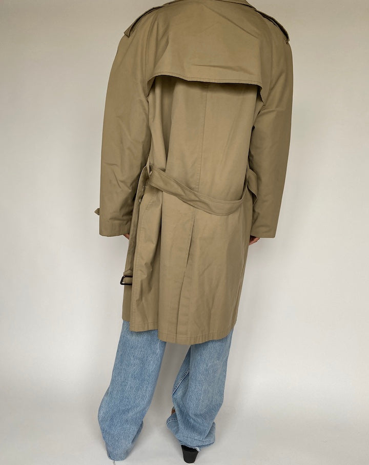 VINTAGE BEIGE TRENCH COAT 1452-2