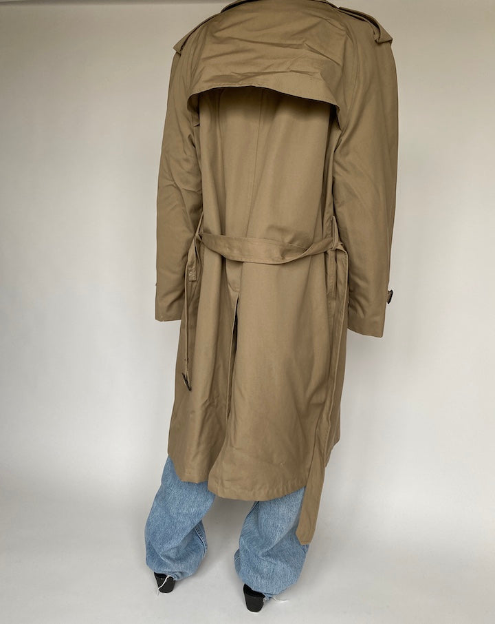 VINTAGE BEIGE TRENCH COAT 1467-2