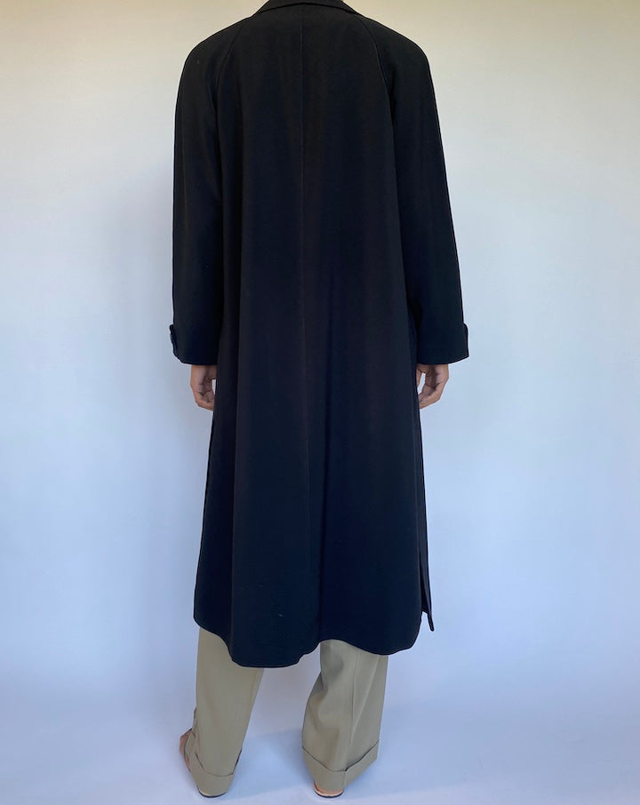 VINTAGE BLACK COAT 964-2