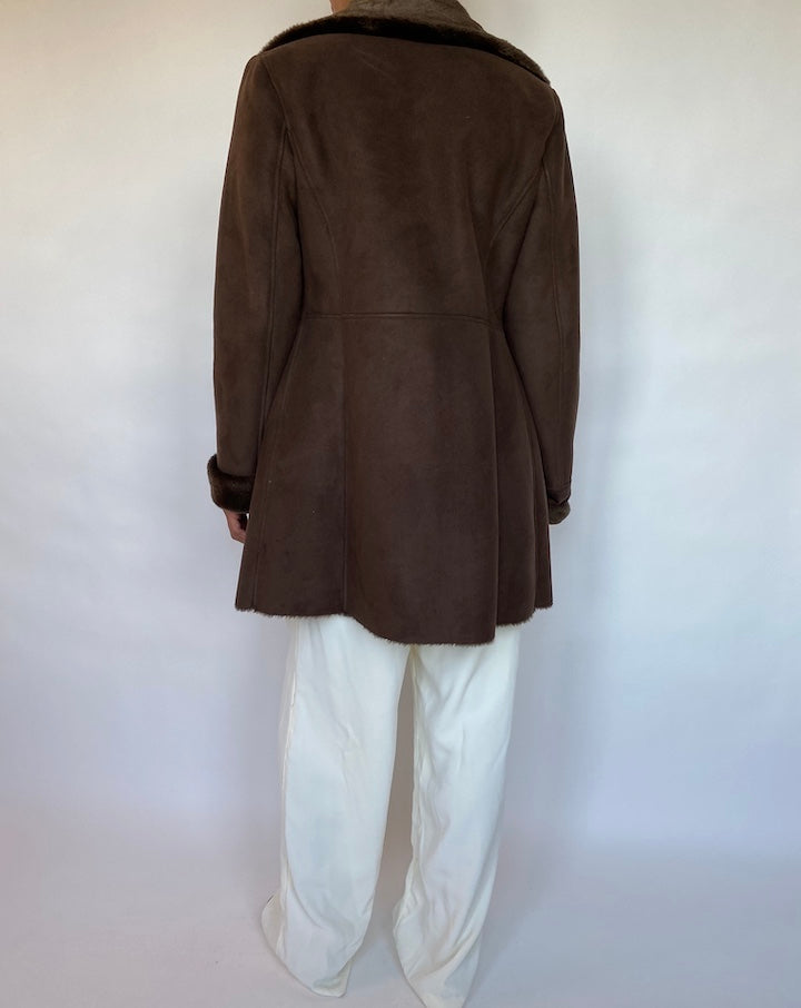 VINTAGE BROWN COAT 203-2