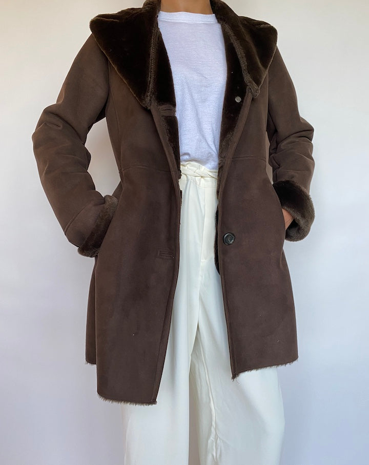 VINTAGE BROWN COAT 203-5
