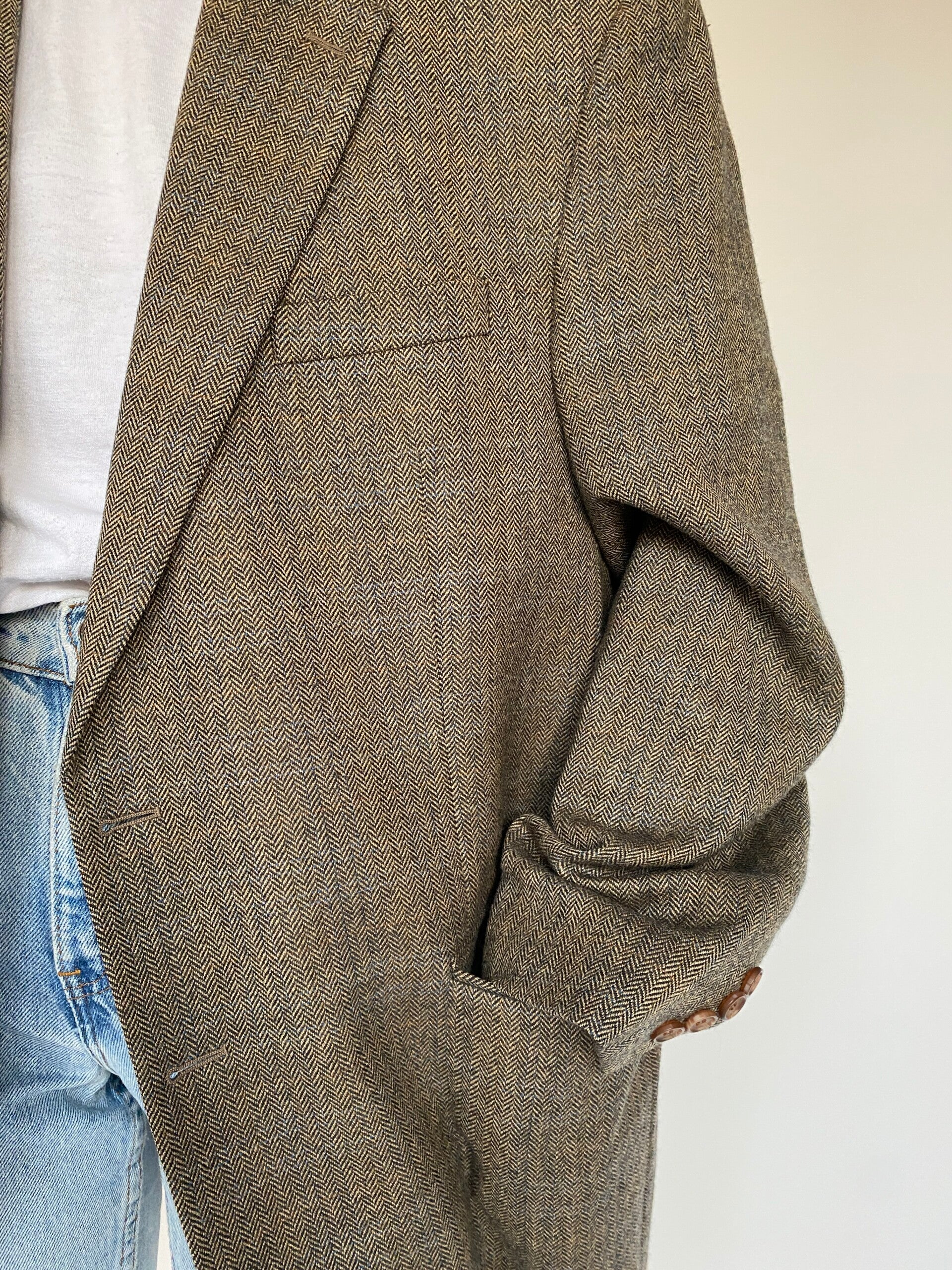 VINTAGE BROWN RALPH LAUREN BLAZER 1374-2