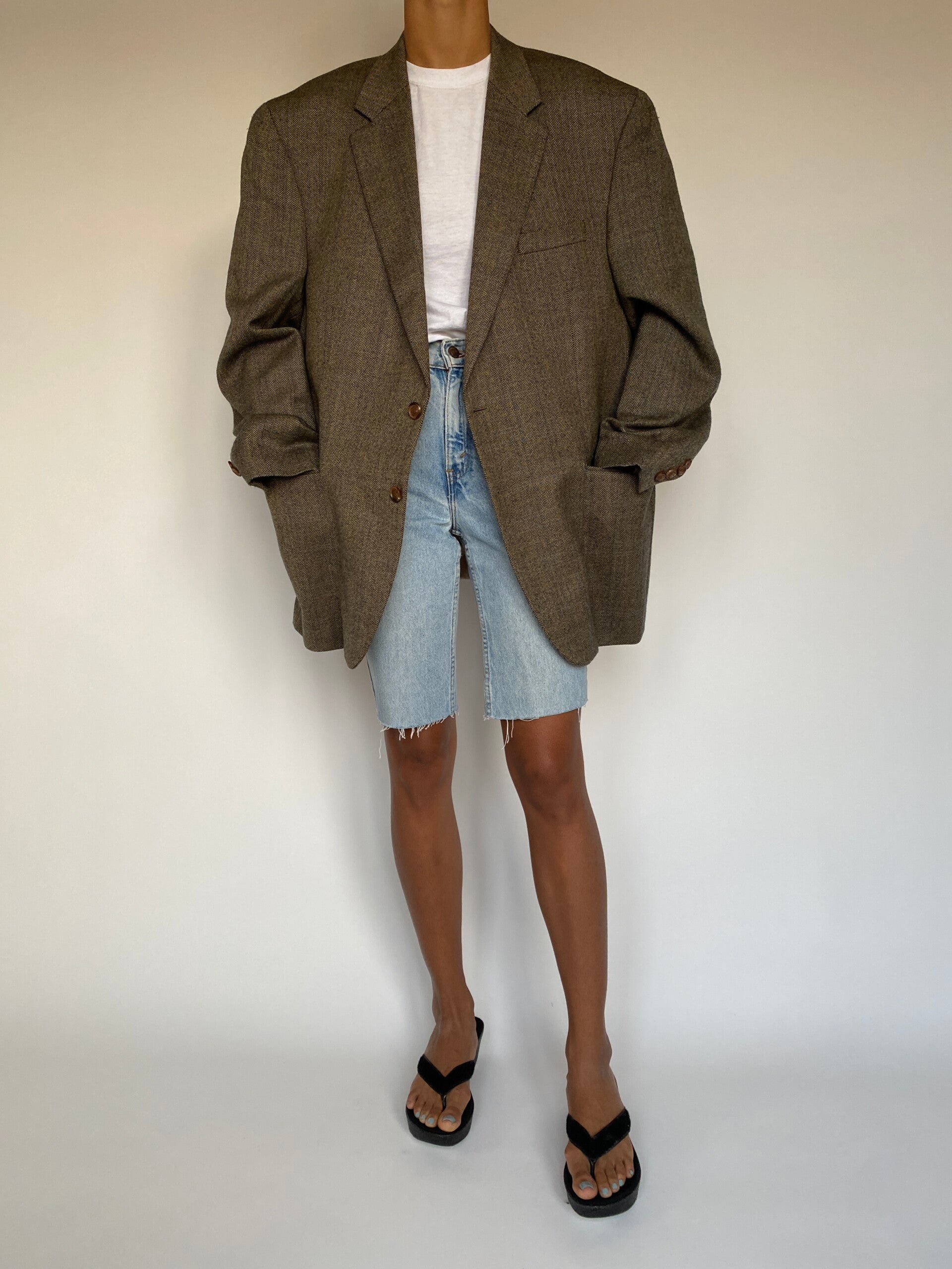 VINTAGE BROWN RALPH LAUREN BLAZER 1374-4