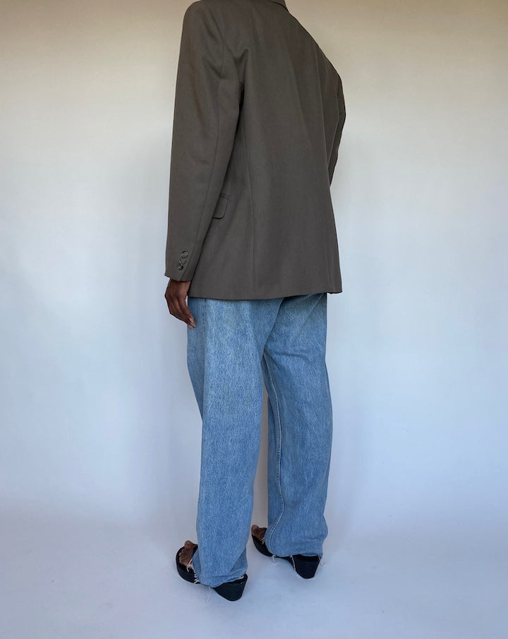 VINTAGE DOUBLE BREASTED OVERSIZED BLAZER 1301-2
