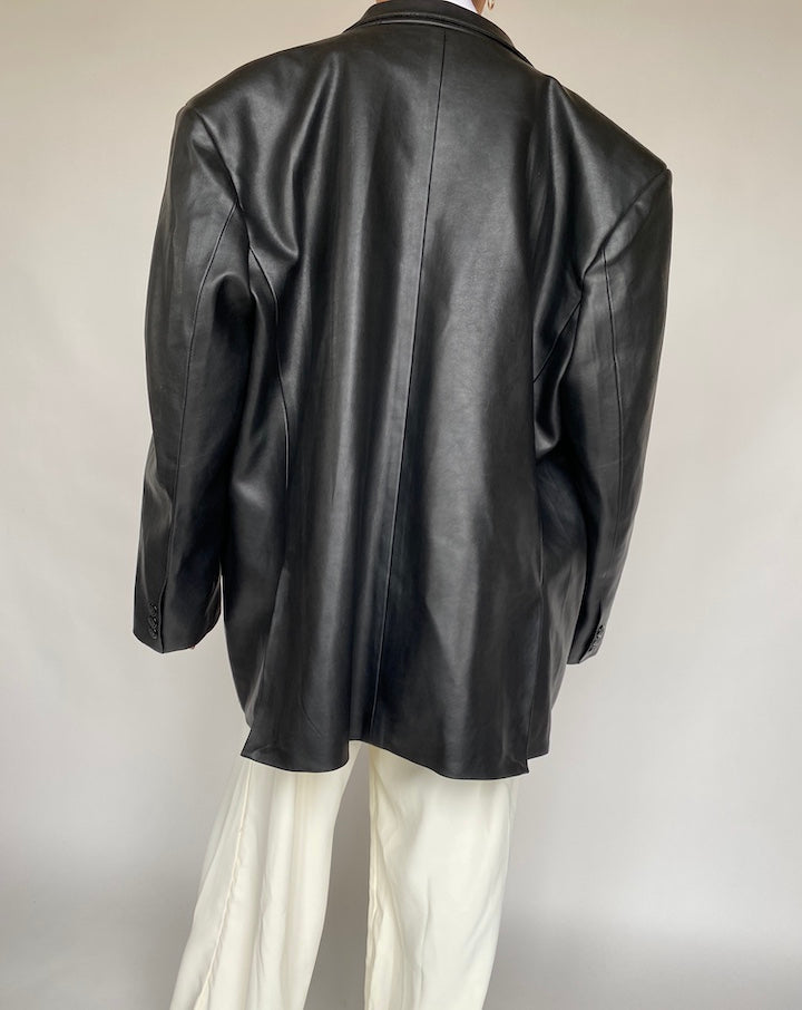 VINTAGE FAUX LEATHER JACKET_BLAZER 637.JPG-2
