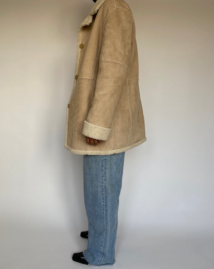 VINTAGE FAUX SHERPA JACKET 1387-3
