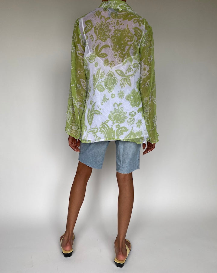 VINTAGE GREEN TOP 838-2