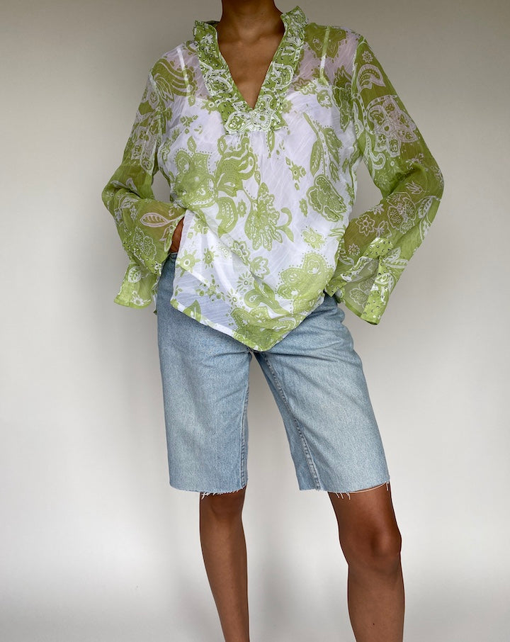 VINTAGE GREEN TOP 838-3