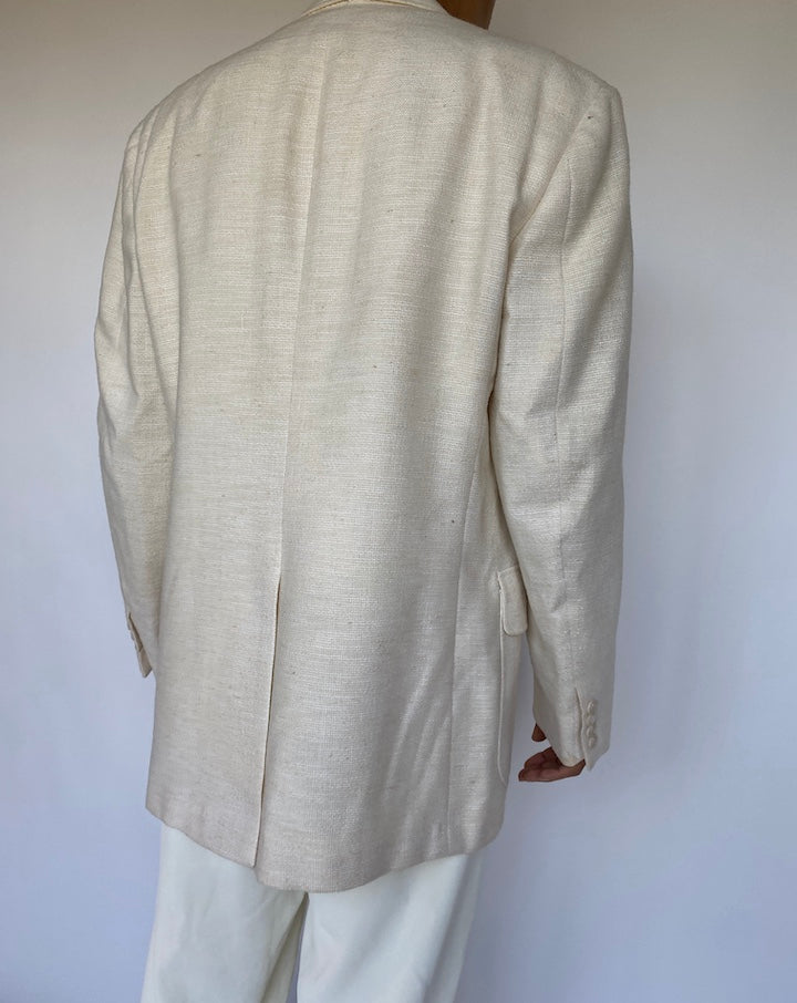 VINTAGE IVORY BLAZER 1087-2