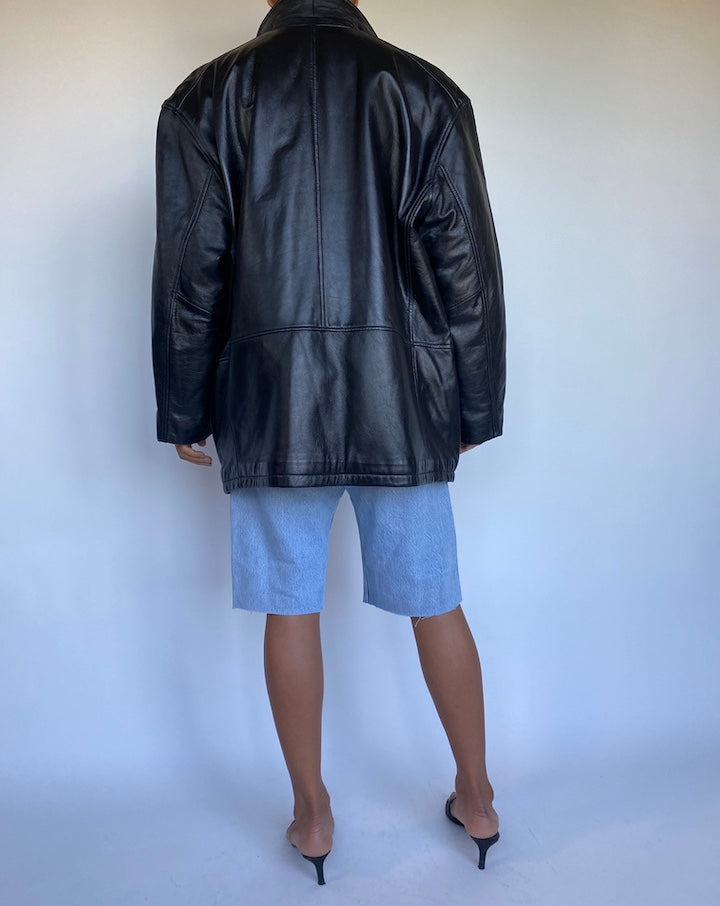 VINTAGE LEATHER JACKET 916-2