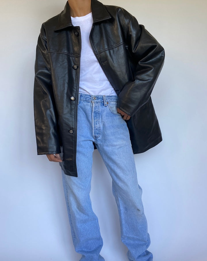 VINTAGE LEATHER JACKET 973-3