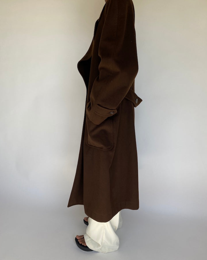 VINTAGE LONG CASHMERE COAT 1193-3