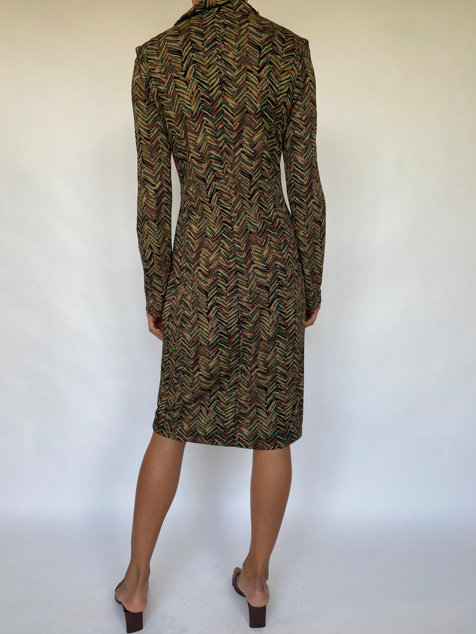 VINTAGE LONG SLEEVE DRESS-2