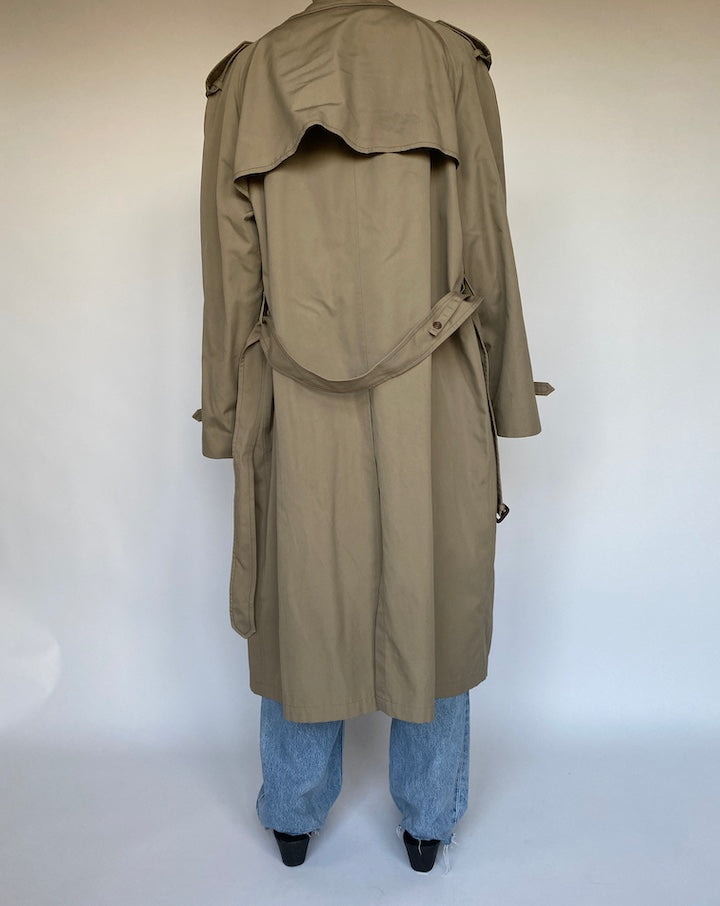 VINTAGE LONG TRENCH COAT 1062-2