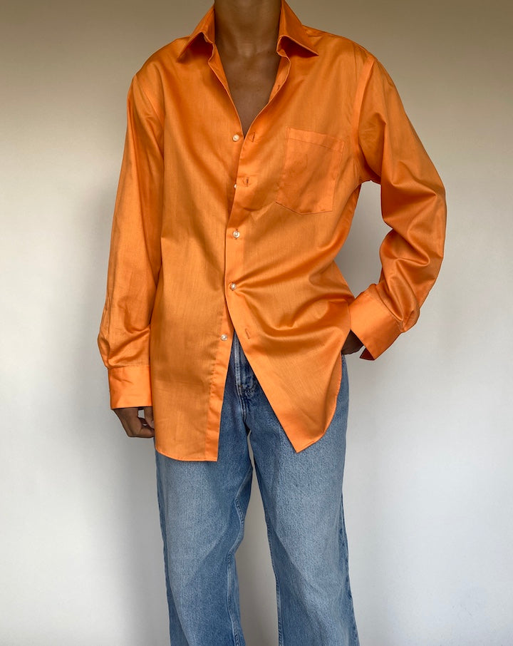 VINTAGE ORANGE SHIRT 1356-2