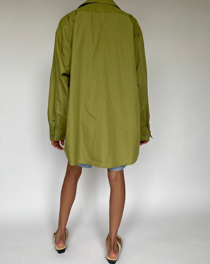 VINTAGE OVERSIZED GREEN SHIRT 842-2