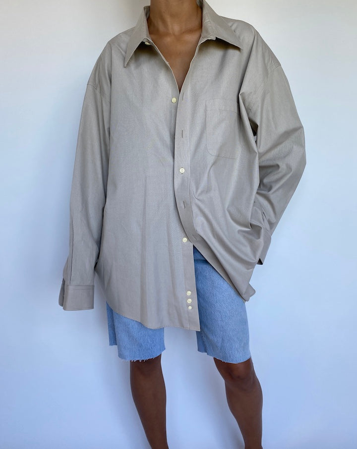 VINTAGE OVERSIZED GREY SHIRT 927-3