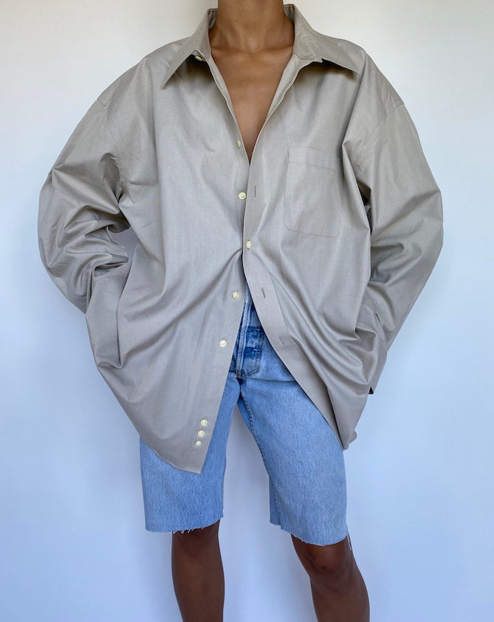VINTAGE OVERSIZED GREY SHIRT 927-4