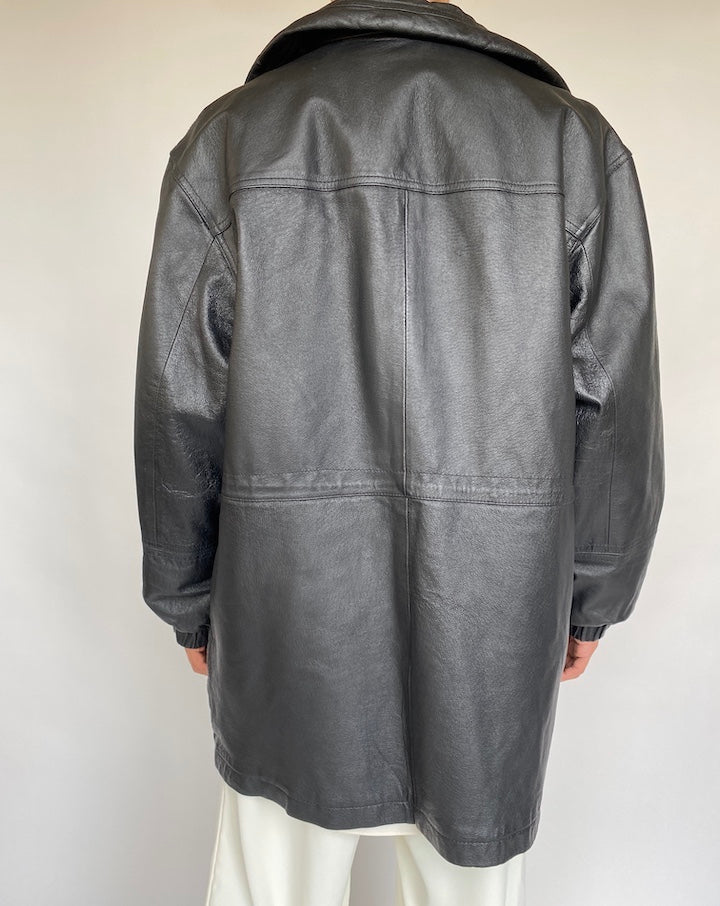 VINTAGE OVERSIZED LEATHER JACKET 146-2