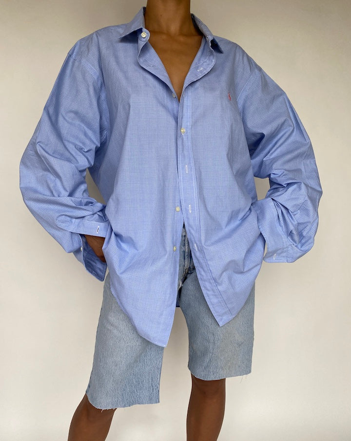 VINTAGE OVERSIZED RALPH LAUREN SHIRT 789-4