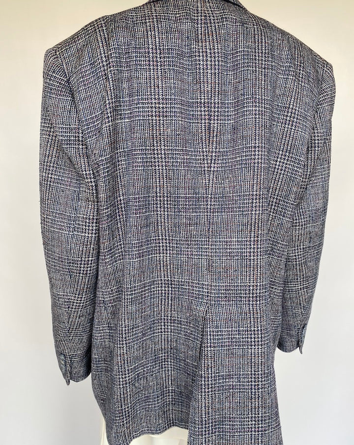 VINTAGE OVERSIZED SILK BLAZER 750-3