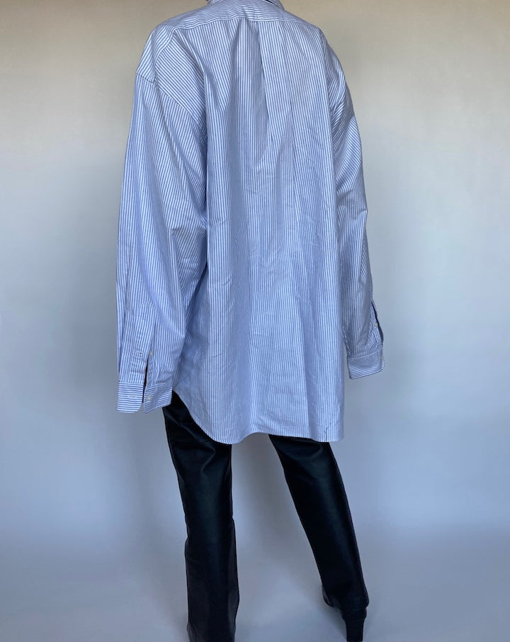 VINTAGE OVERSIZED STRIPED RALPH LAUREN SHIRT 483-3