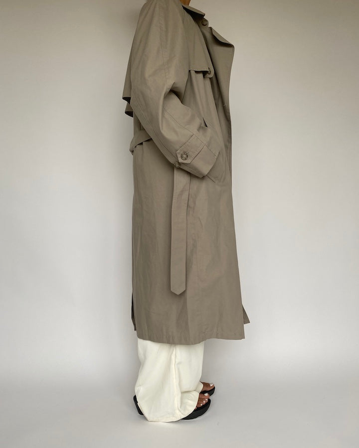 VINTAGE OVERSIZED TRENCH COAT 1049