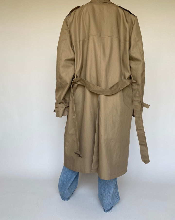 VINTAGE OVERSIZED TRENCH COAT 894-2