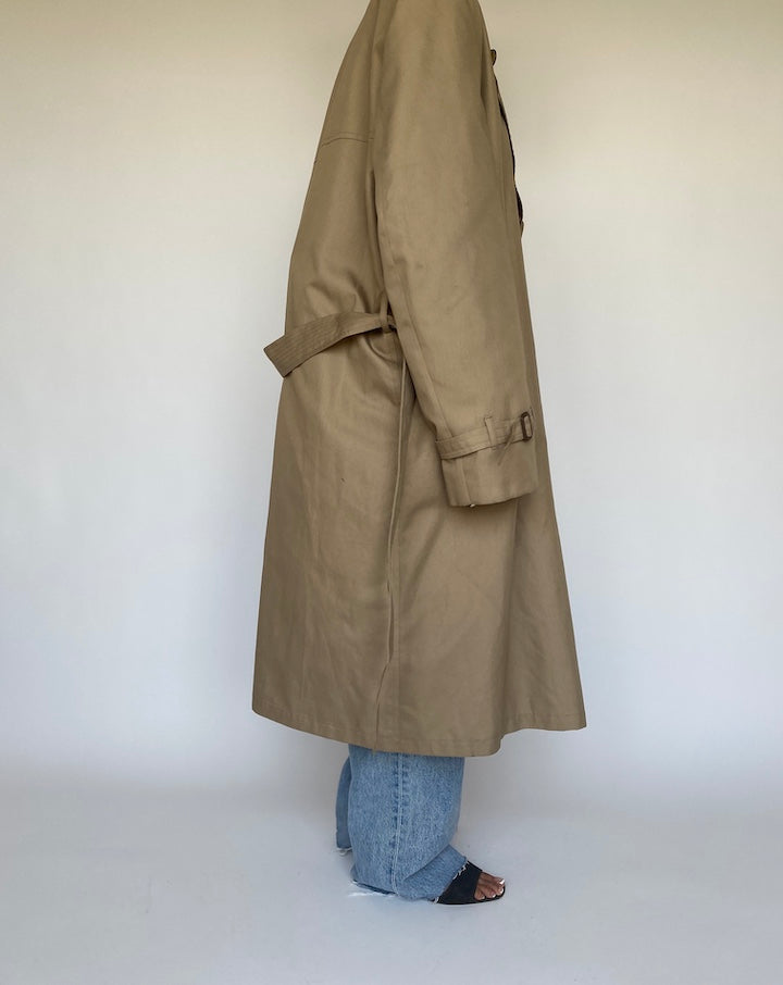 VINTAGE OVERSIZED TRENCH COAT 894-3