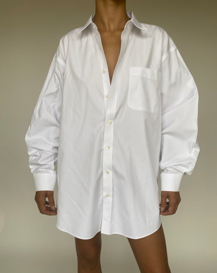 VINTAGE OVERSIZED WHITE SHIRT 1038-2