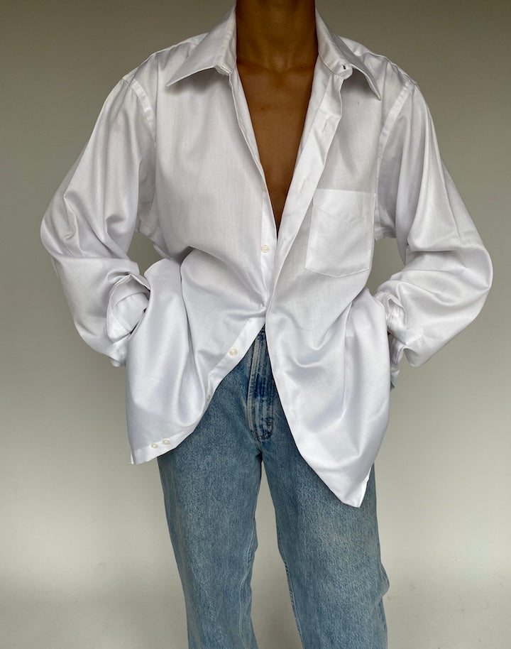 VINTAGE OVERSIZED WHITE SHIRT 1270-3