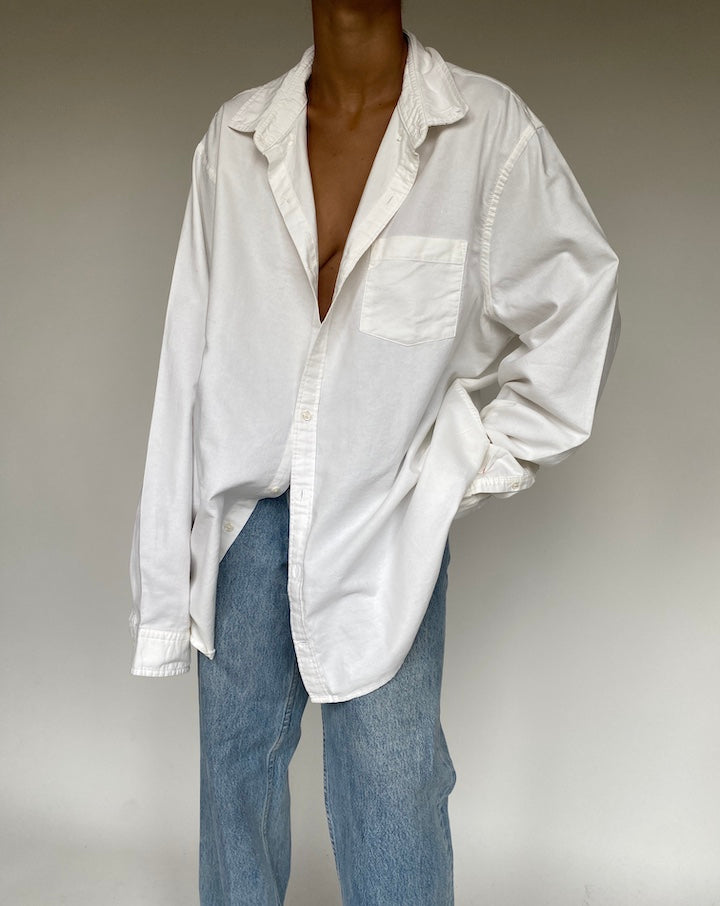 VINTAGE OVERSIZED WHITE SHIRT 1271-3