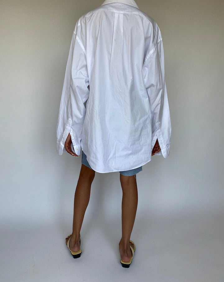 VINTAGE OVERSIZED WHITE SHIRT 853-2