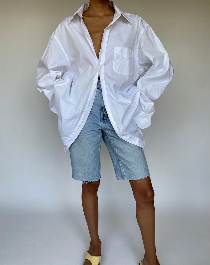 VINTAGE OVERSIZED WHITE SHIRT 853-3