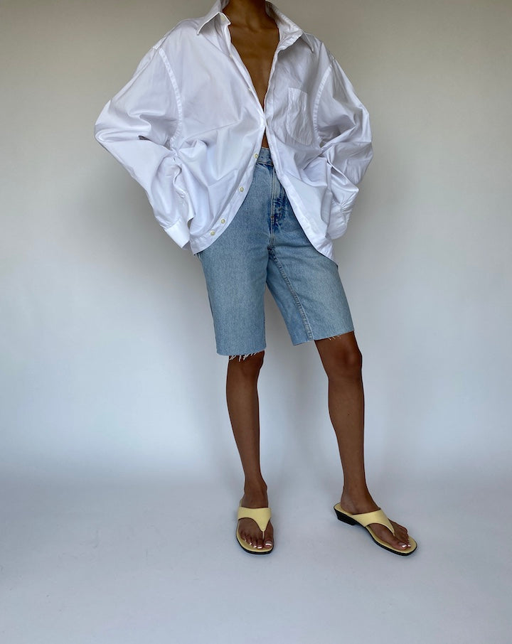 VINTAGE OVERSIZED WHITE SHIRT 853-4