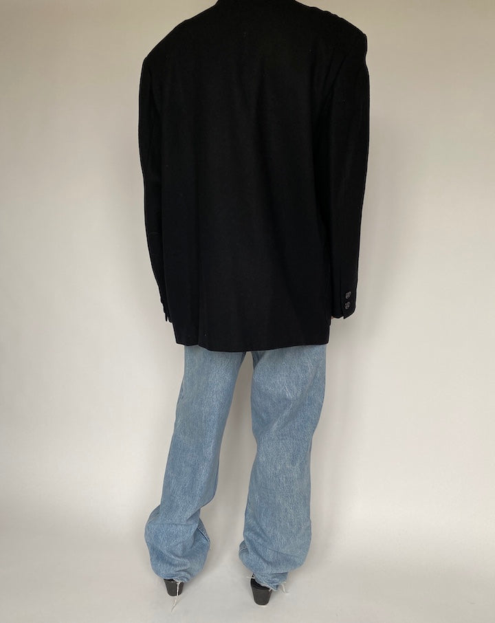 VINTAGE OVERSIZED WOOL BLENDED BLAZER 1464-2